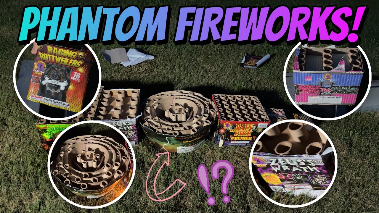 Are Phantom Fireworks Any Good?! We Light Some To Find Out!!