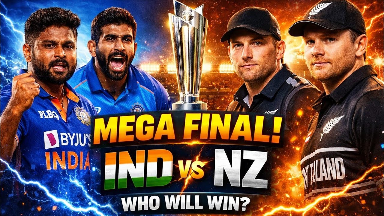 MEGA FINAL! India vs New Zealand – Who Will Lift the World Cup?