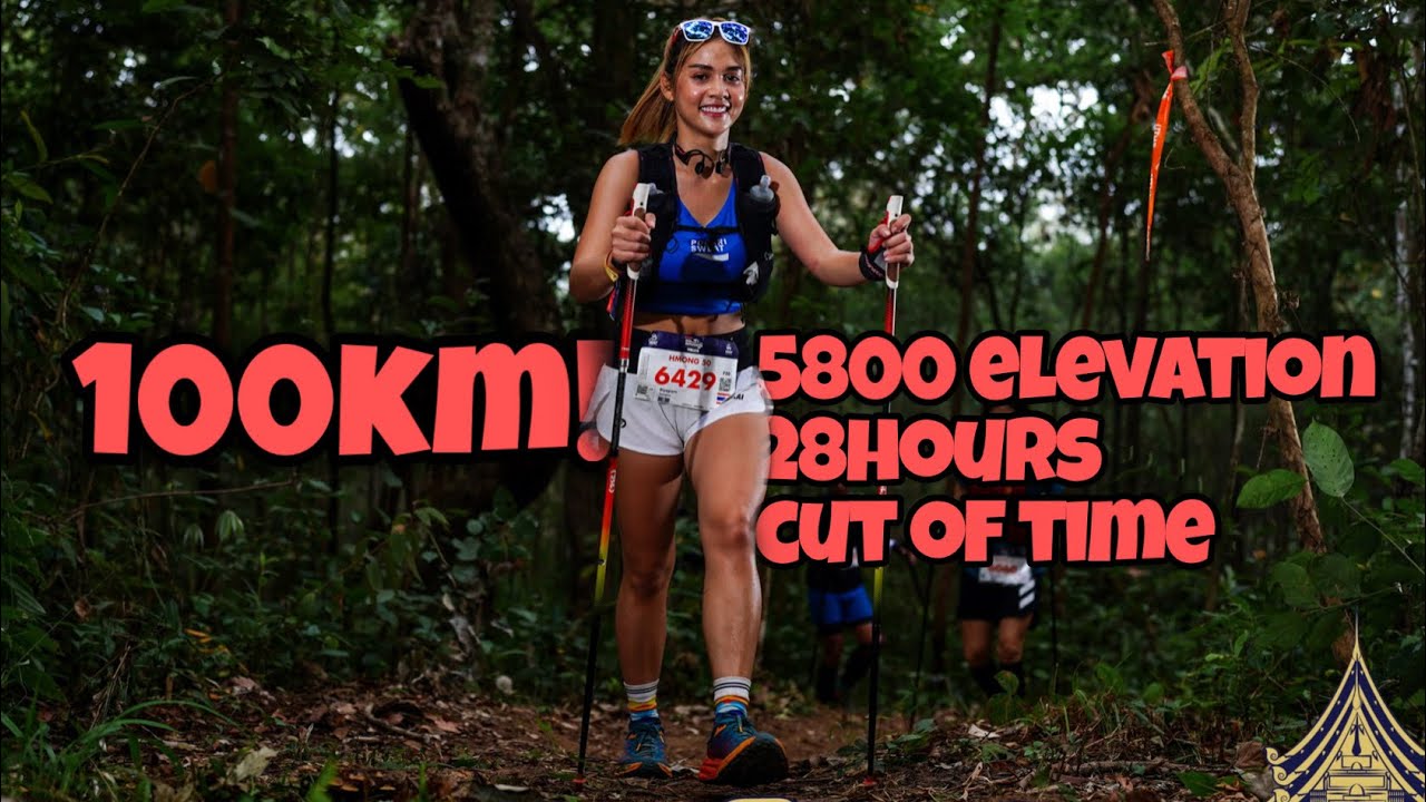 24 JAM LARI DI HUTAN BELANTARA THAILAND BERSAMA RIBUAN PELARI!  CHIANGMAI THAILAND 100km BY UTMB
