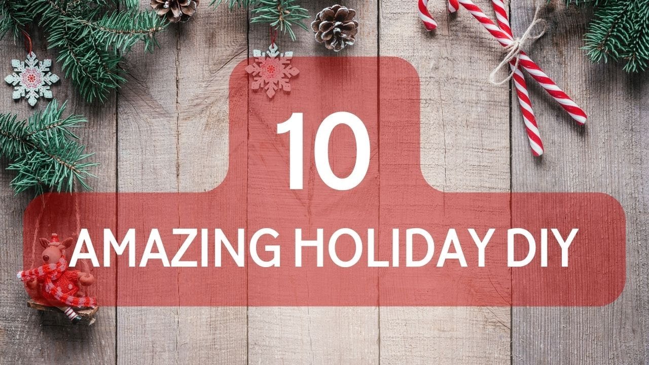 10 AMAZING HOLIDAY DIY AND HACK 🎄 | 10 HARİKA KENDİN YAP YILBAŞI DEKORASYONU FİKRİ 🎅🏼