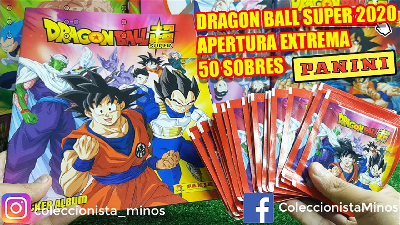 Álbum Dragon Ball Super 2020 de PANINI - Apertura XTREMA 50 sobres (Made in Italy)