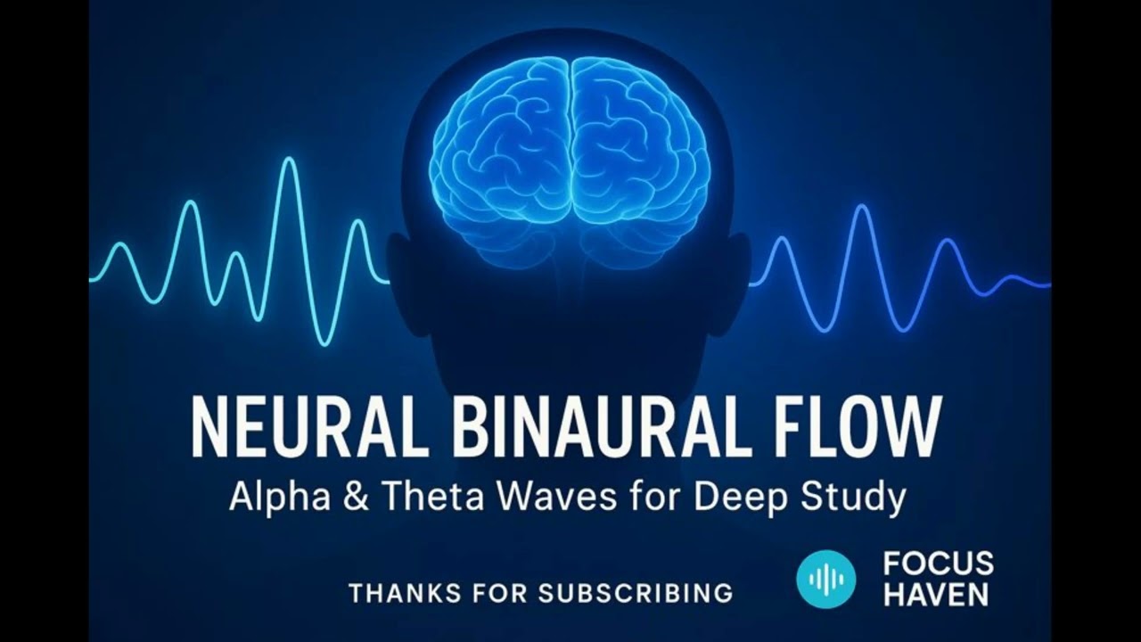 Neural Binaural Flow — Alpha & Theta Waves for Deep Study | Focus Haven