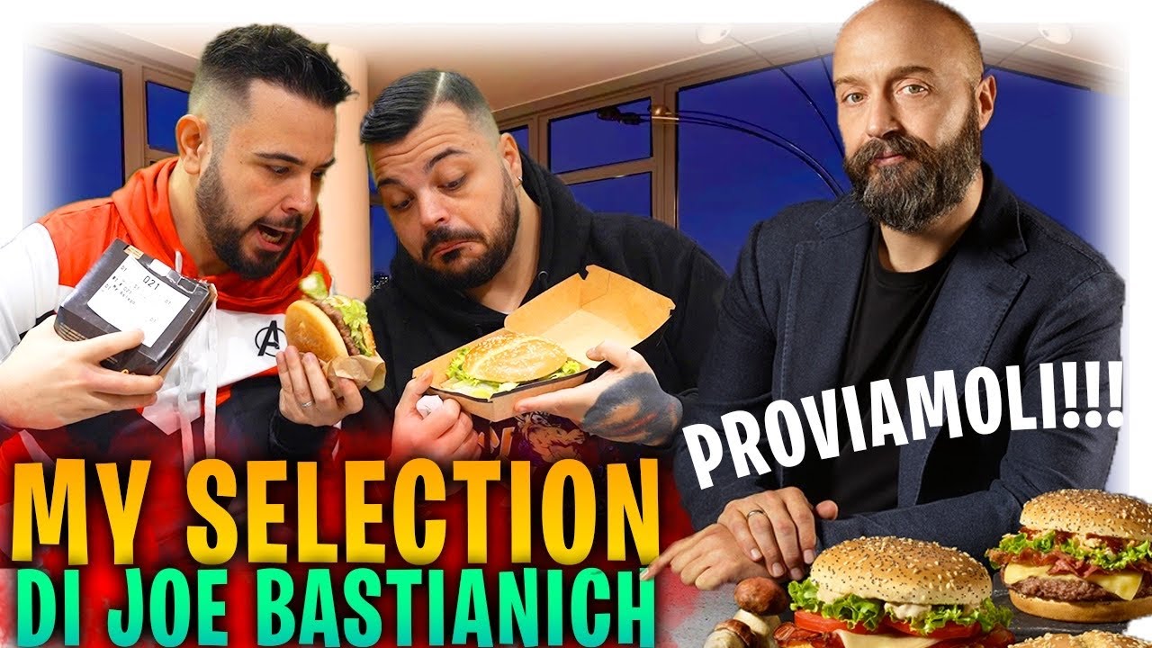 Degustiamolo: Joe Bastianich MY SELECTION, proviamoli tutti! - McDonald's 2020 MUKBANG