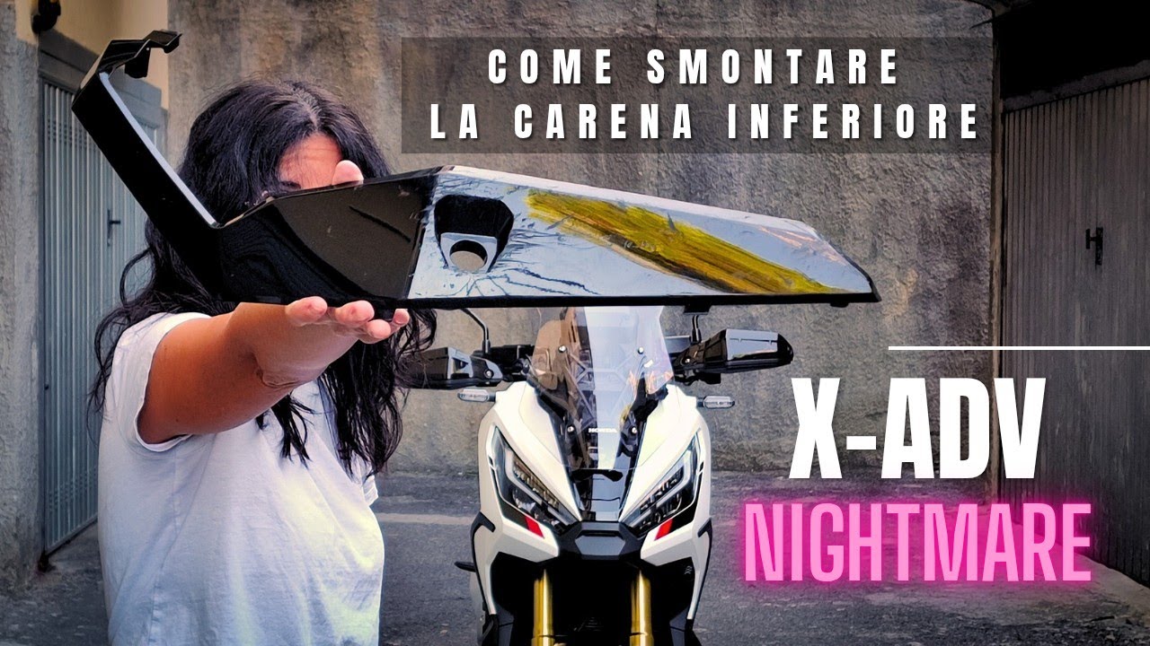Honda X-ADV 750 che INCUBO! - Come smontare la carena sotto pedana | TUTORIAL HOW TO