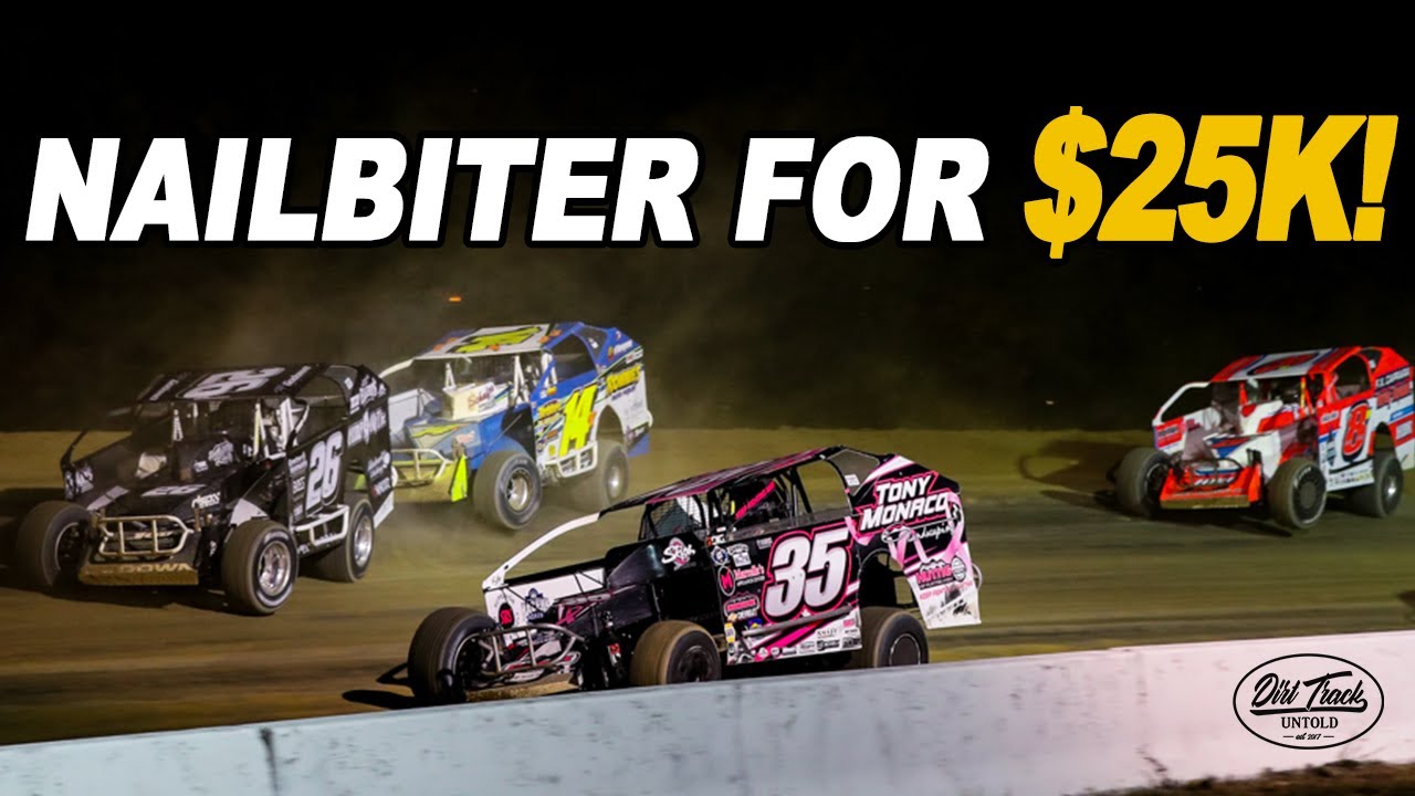 Slide Jobs For The Lead!! $25,000 Elite Series Racing At Georgetown Speedway