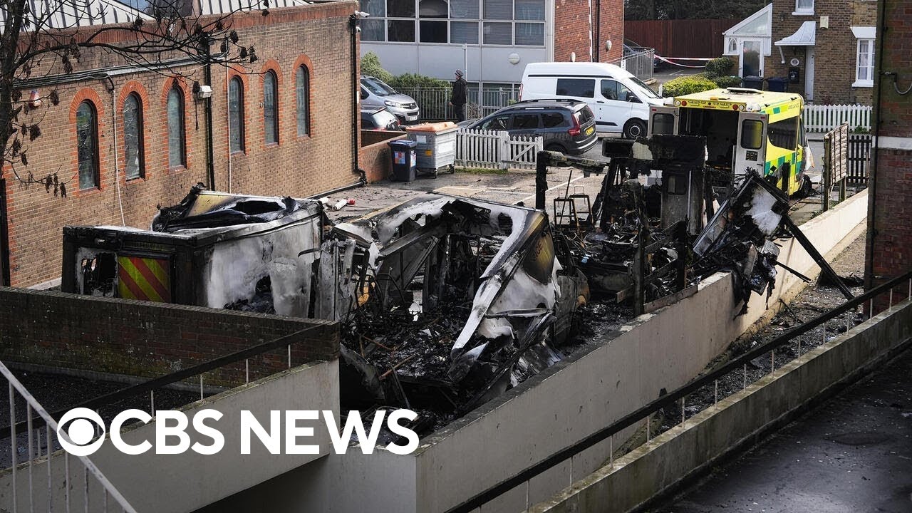 4 Jewish charity ambulances set on fire in suspected London antisemitic hate crime