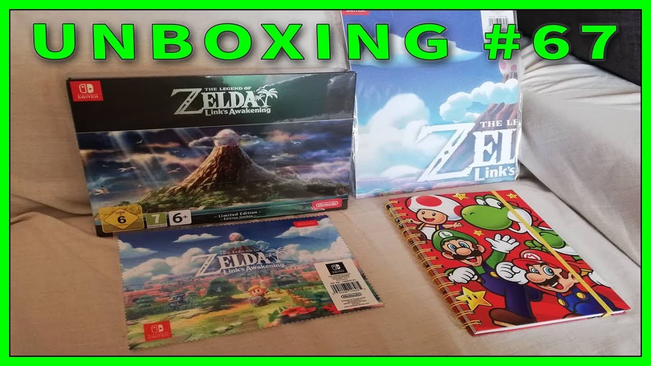 The Legend of Zelda: Link's Awakening Remake Edición Limitada - Unboxing #67 | Zhakey