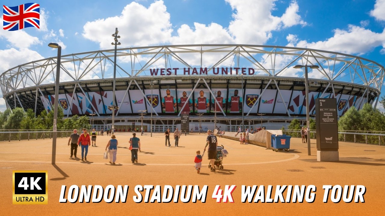 London Stadium Walking Tour in 4K | West Ham United Stadium Walking Tour