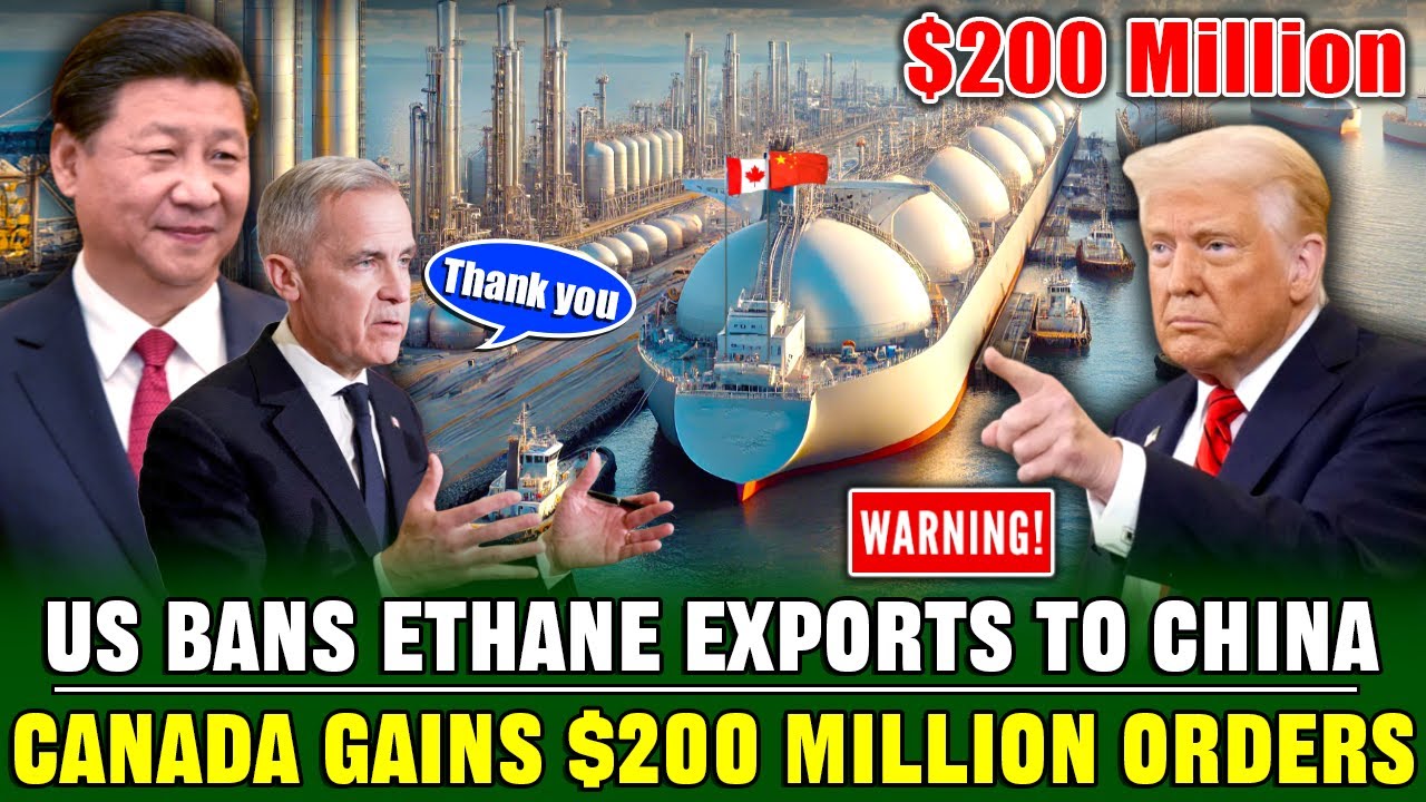 U.S. Intercepts 2.2 Million Barrels of Ethane Headed for China | Canada Receives $200 Million Order!