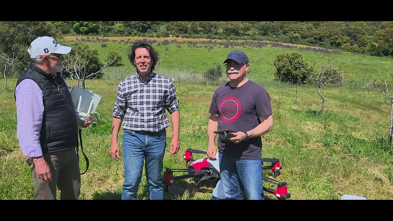 Drones para polinizar pistacho.