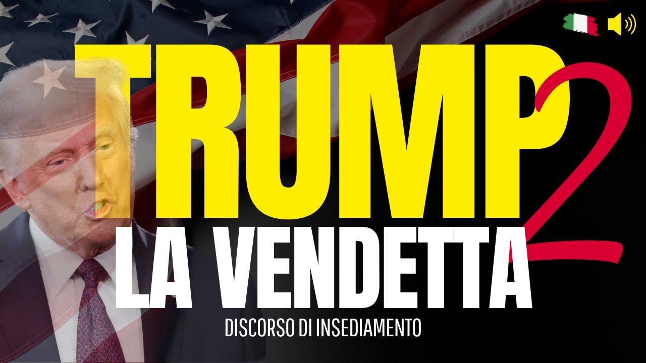 Donald Trump || 2025 || Discorso di Insediamento || Traduzione Completa in Italiano