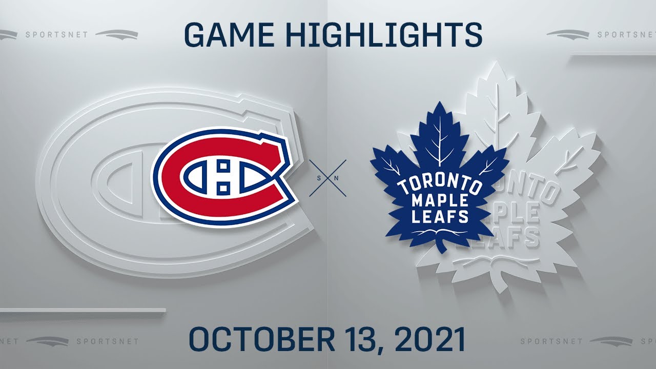 NHL Highlights | Canadiens vs. Maple Leafs - Oct. 13, 2021