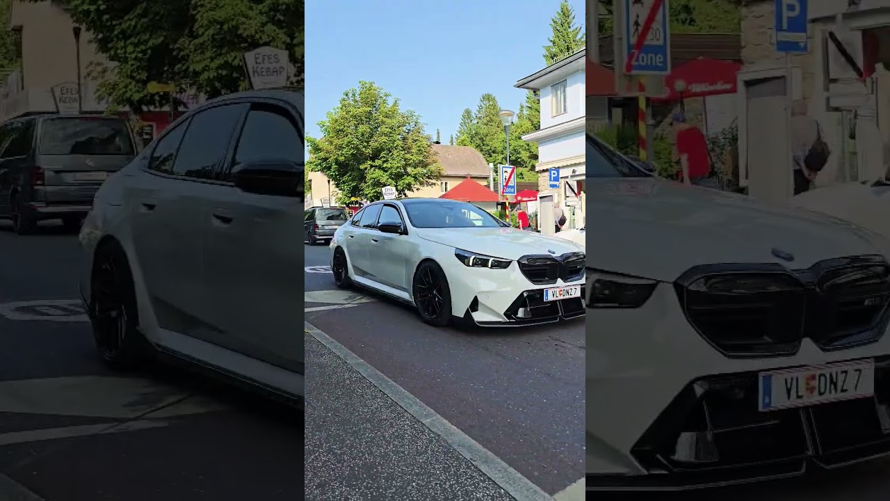 Rare white, modified BMW G90 M5 👌#carspotting #automobile #richpeopleliving #millionaire #fyp