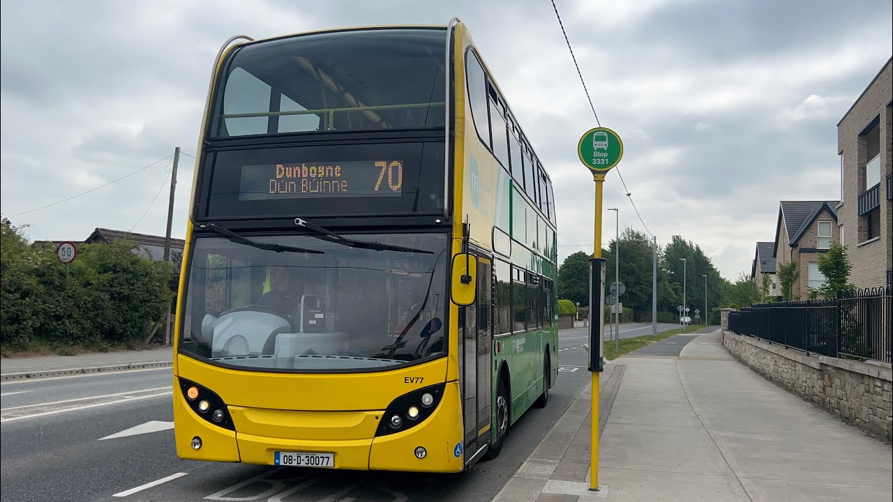 Dublin Bus | Route 70 to Dunboyne | Enviro 400 Volvo B9TL | EV77