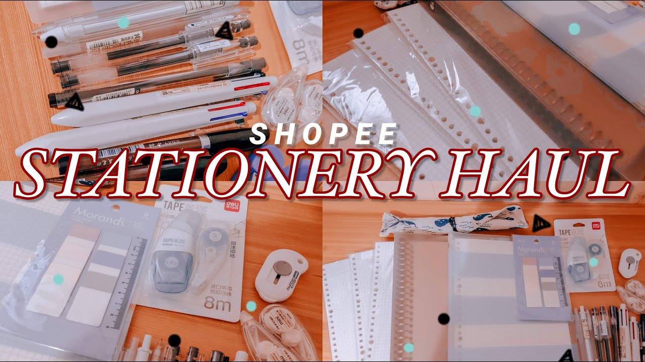 Shopee Stationery Haul (Back to School 2020) |PH 🇵🇭