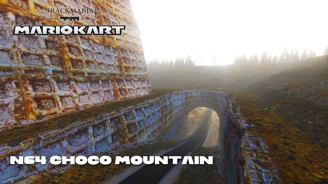 Mario Kart TrackMania- N64 Choco Mountain