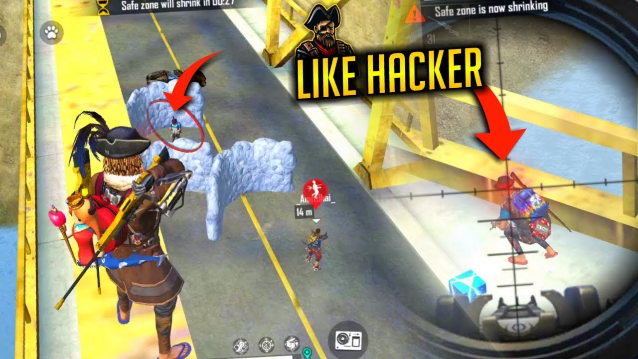 HeadShot AWM Like Hacker Duo Gameplay - Garena Free Fire
