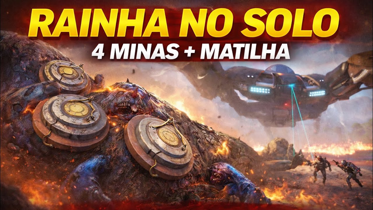 ARREGAÇANDO A RAINHA NO SOLO COM VÁRIOS AMIGOS E NO FINAL APARECEU UMA QUEBRA CASCO PRA FINALIZAR