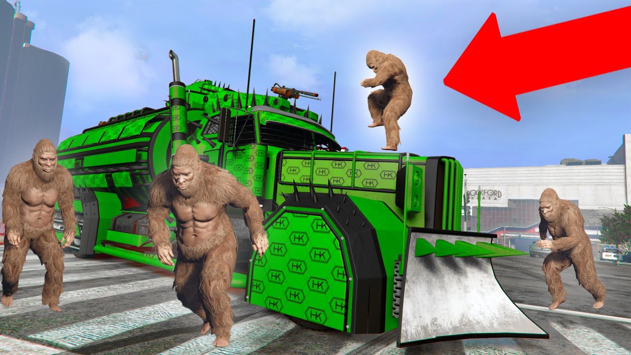 BIGFOOT GANG VS BIG BERTHA! *INSANE!* | GTA 5 THUG LIFE #330