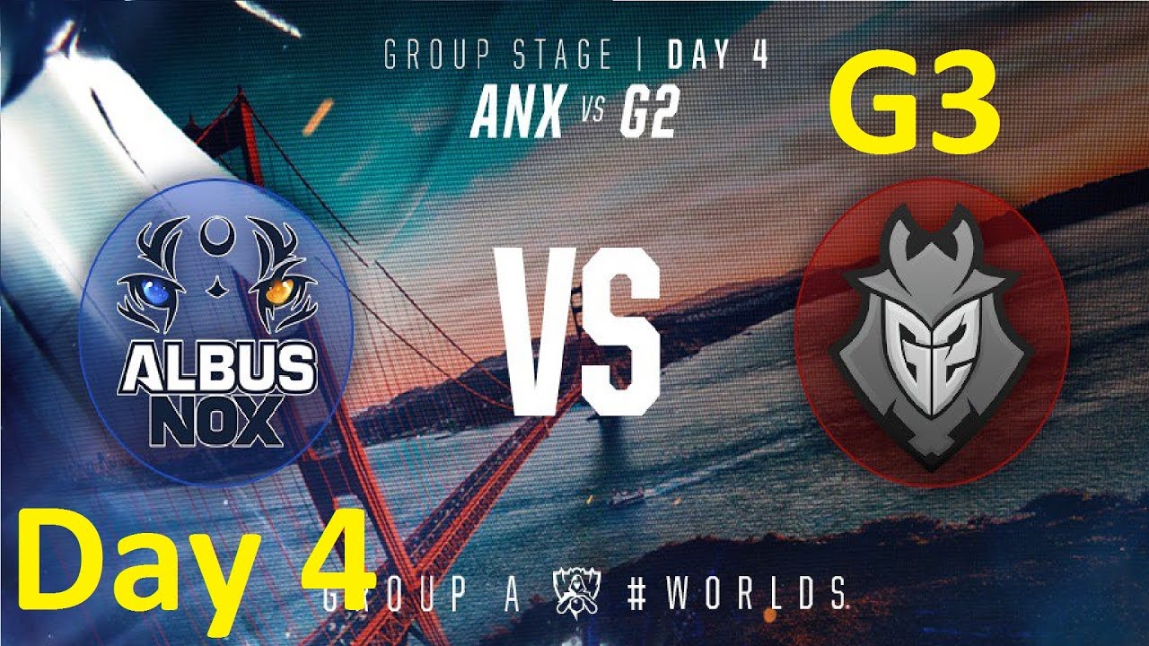 ANX vs G2 Game 1 Highlights - 2016 Worlds Group Stage - Day 4