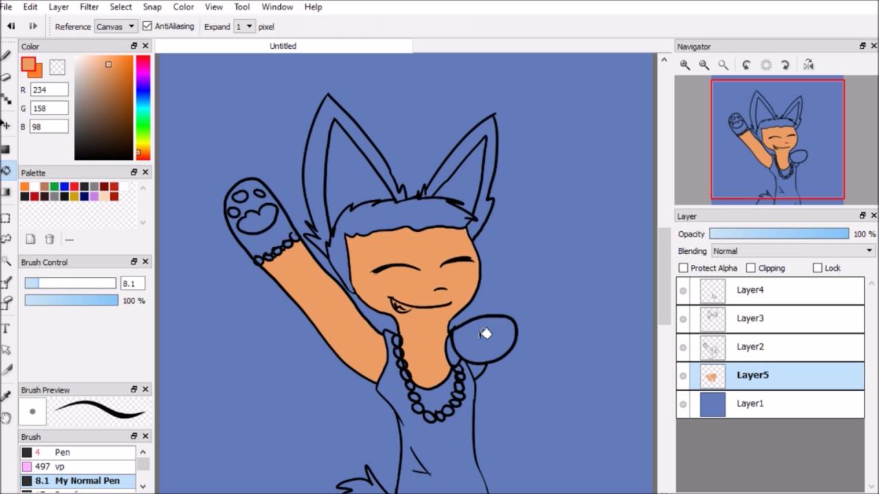 Wolfie Raps speedpaint