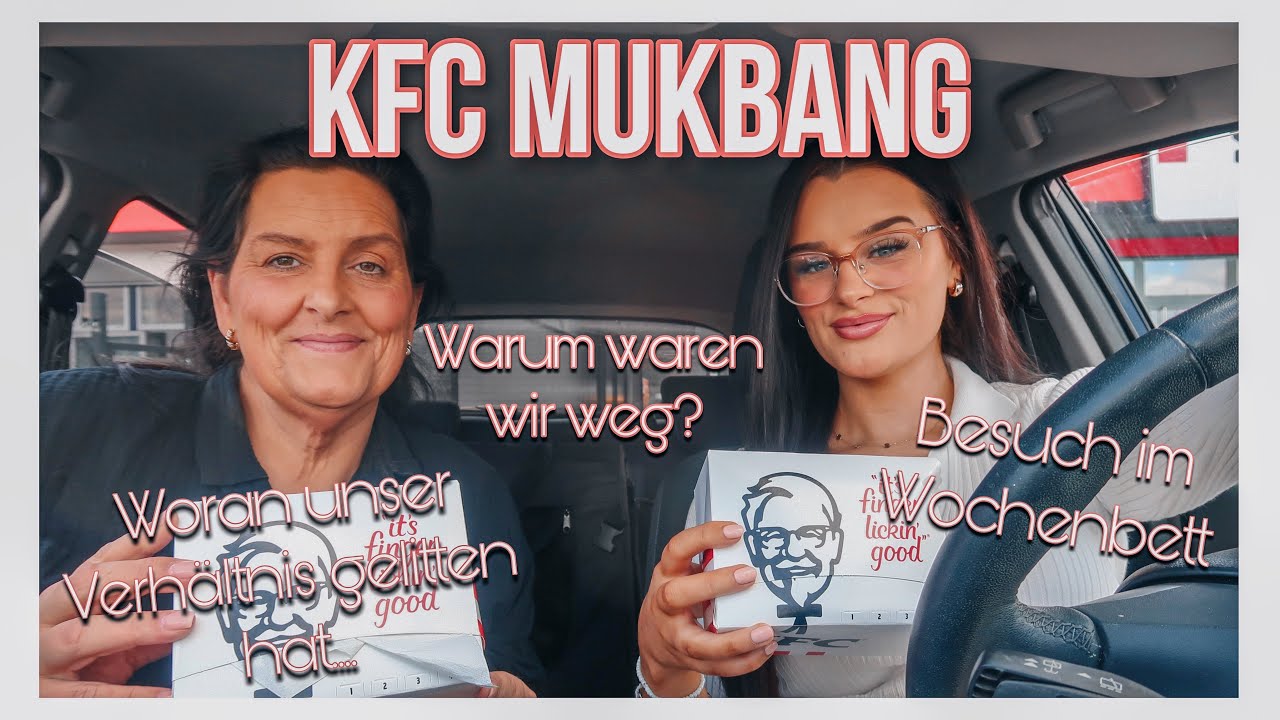 KFC MUKBANG mit Mama - Besuch im Wochenbett, was unser Verhältnis zerstört hat & more 🤍