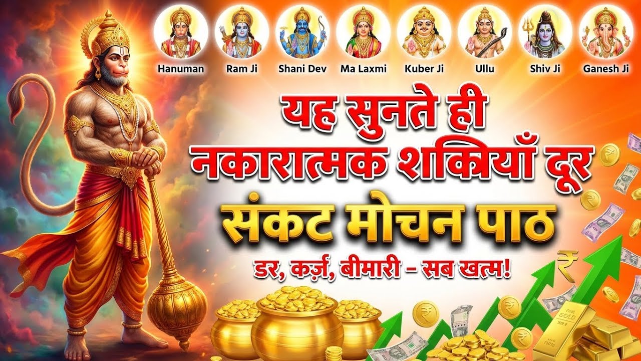 सुनते ही संकट दूर होंगे 🔱 चमत्कारी Sankat Mochan Mantra | हर संकट का अंत | #SankatMochan