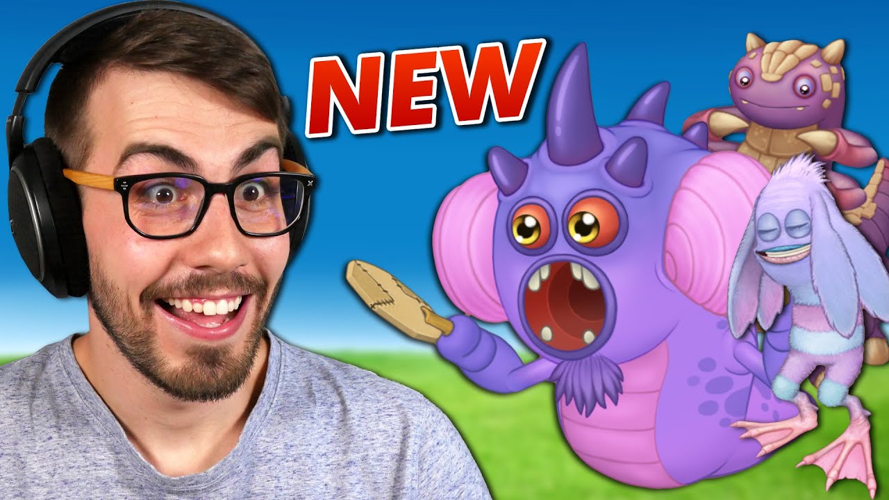 Breeding PongPing, Repatillo and Whaddle on Amber Island! (My Singing Monsters)