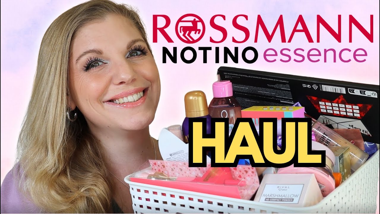 XXL Drogerie Beauty Haul 🛒 Neuheiten & Limited Editions von Rossmann & Notino
