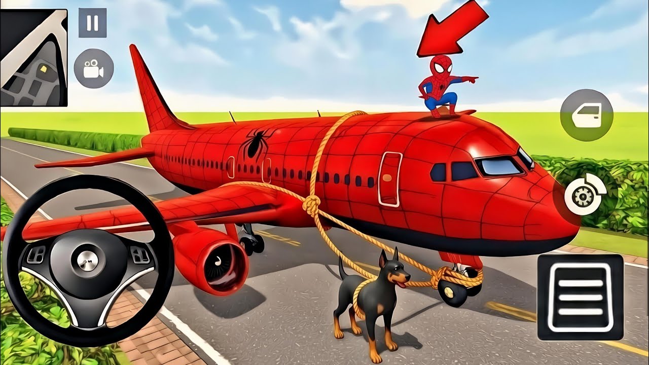 🤑Indian Thift Auto Simulator🤩Indian Showroom Purchase😯Modify Super Spiderman Aroplane & Bike🥳Game