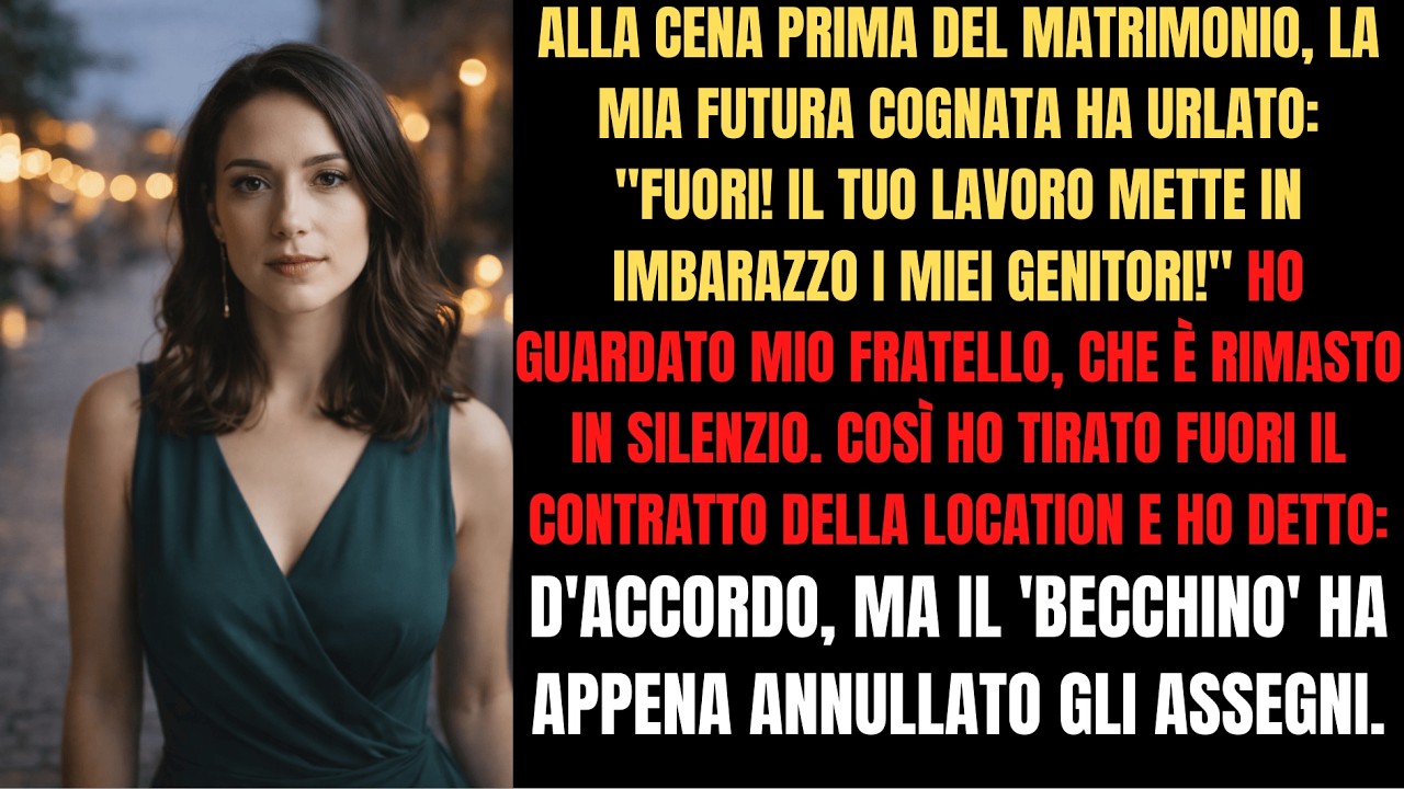 Mi ha bandita dal suo matrimonio. Il mio regalo di nozze ha distrutto la sposa.