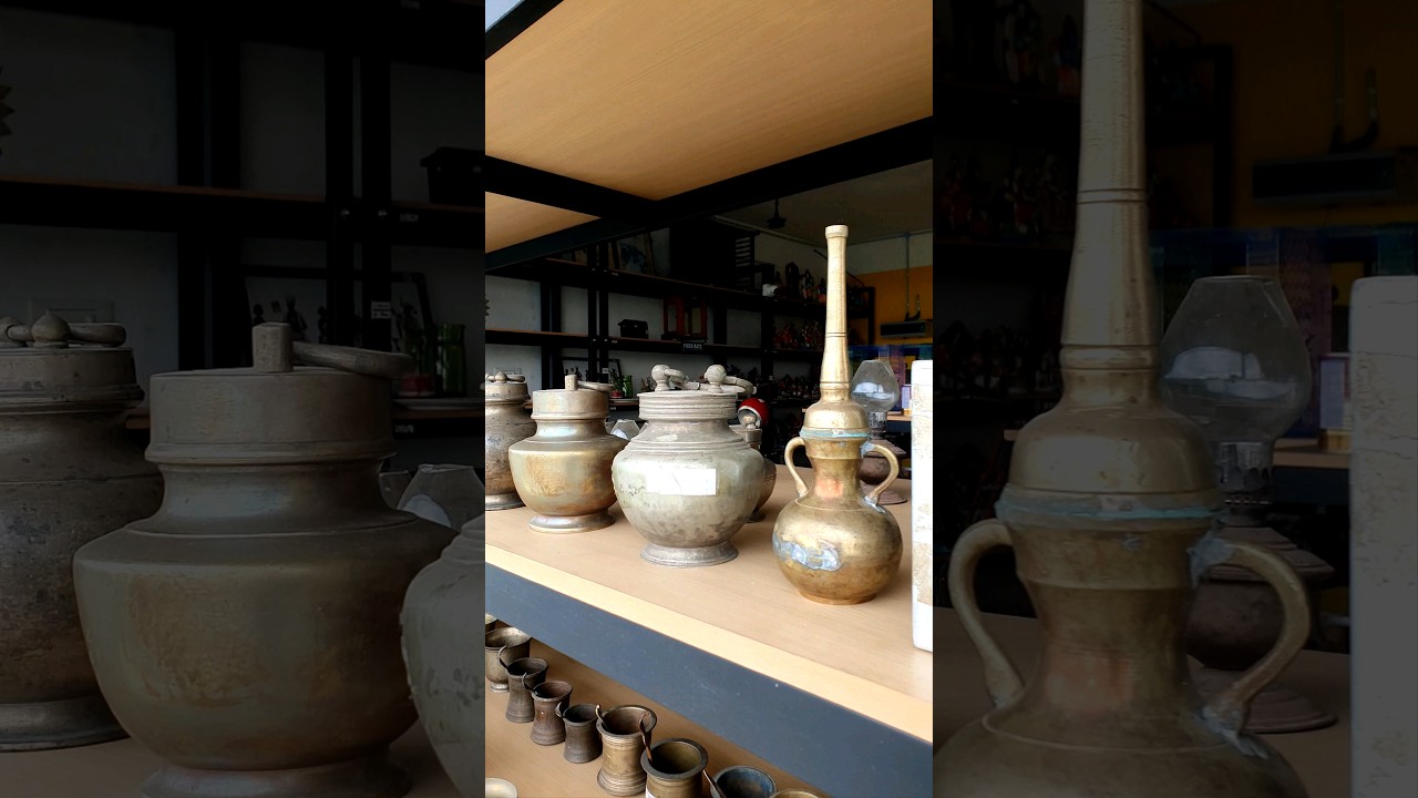 Vintage brass vessels 