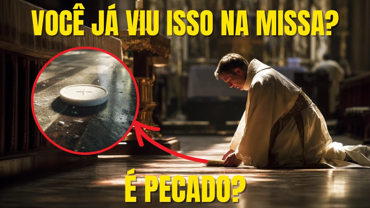 A HÓSTIA CAIU NO CHÃO… E AGORA? 😱 | O que a Igreja ensina sobre isso