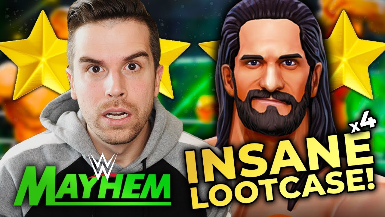 INSANE 4 STAR LOOTCASE OPENING!! | WWE Mayhem