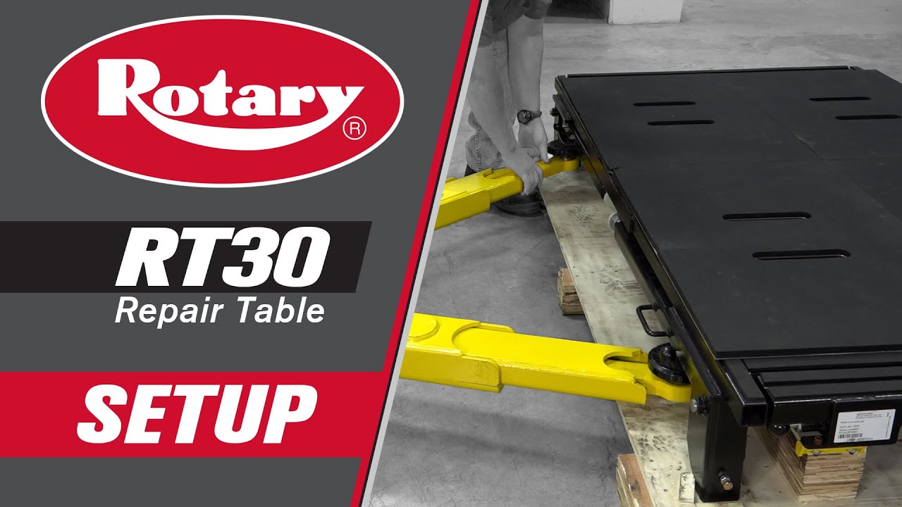 Rotary RT30 Repair Table: Setup