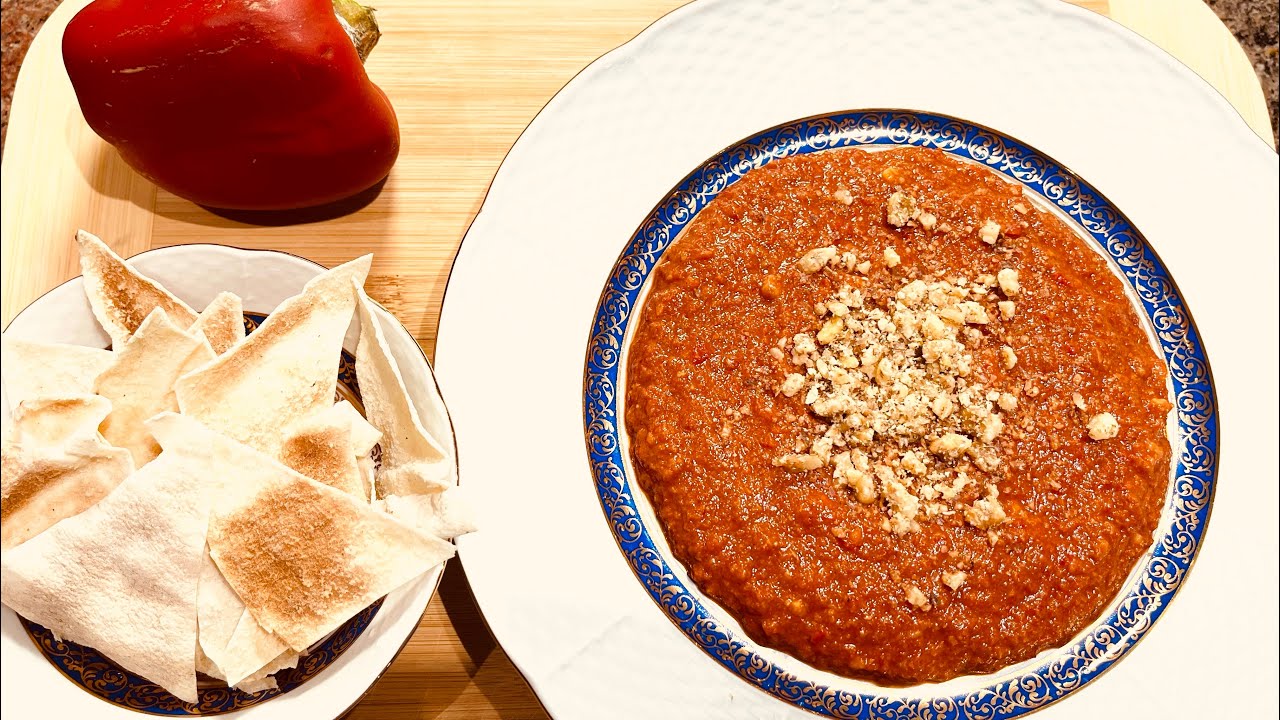 Crema Arabe de Pimenton (Muhammara)