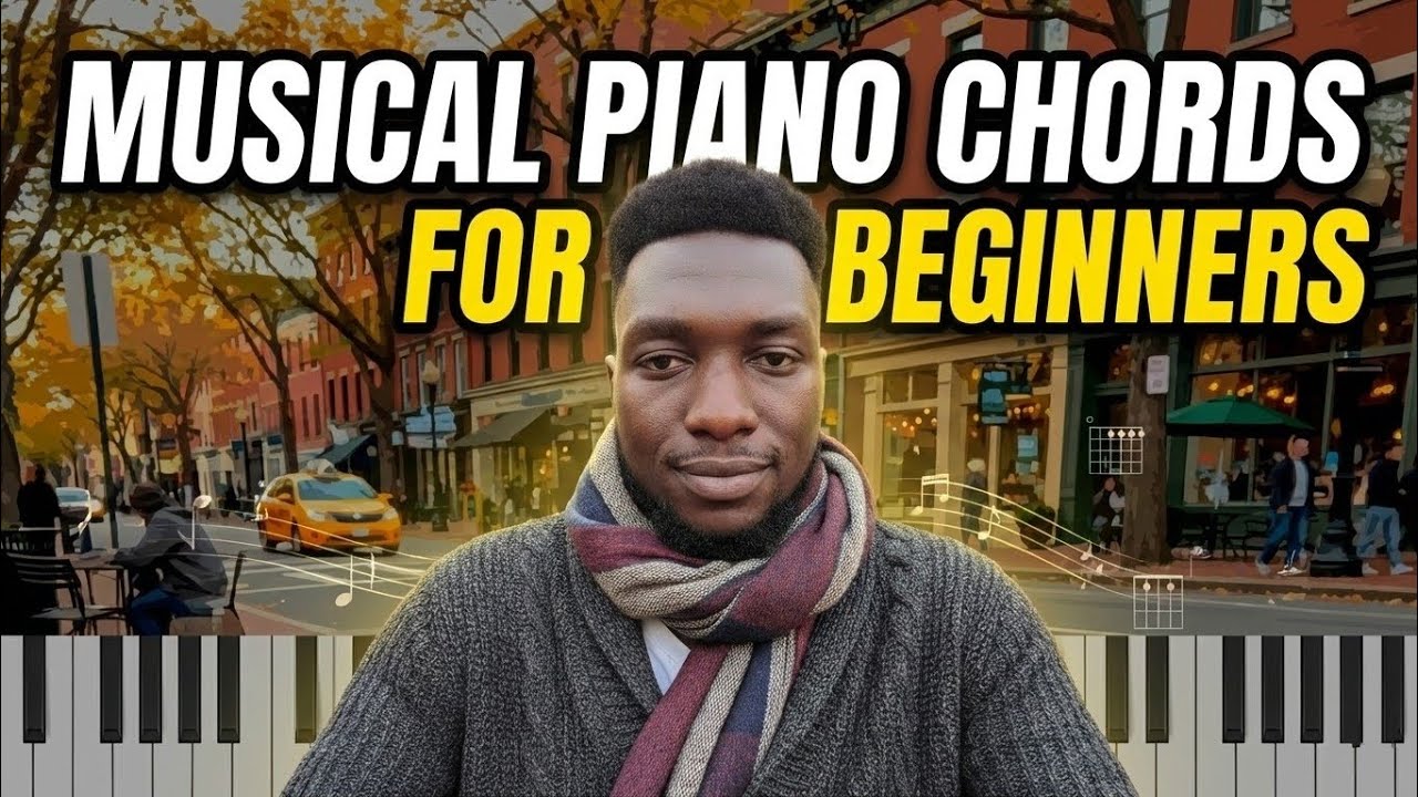 Learn simple musical piano chords 