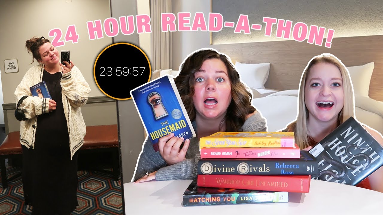 24 Hour Readathon!! reading as many books as possible in 24 hrs!