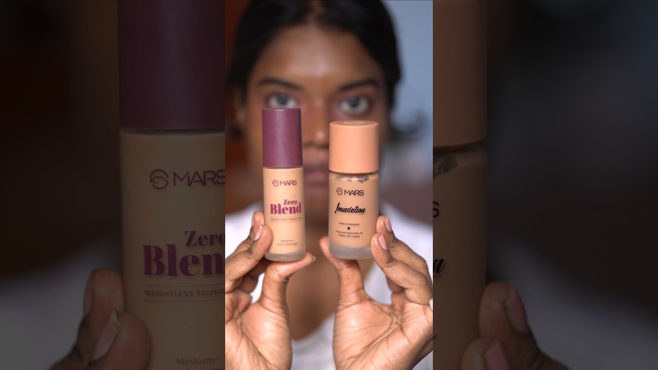 2 Different Shades of Foundation application #brownskin @MARSCosmetics #foundation