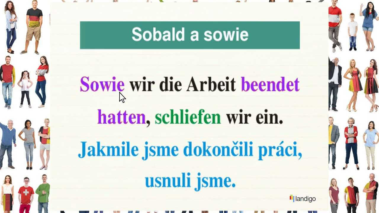 Vedlejší časové věty, časové spojky: Němčina pro středně pokročilé