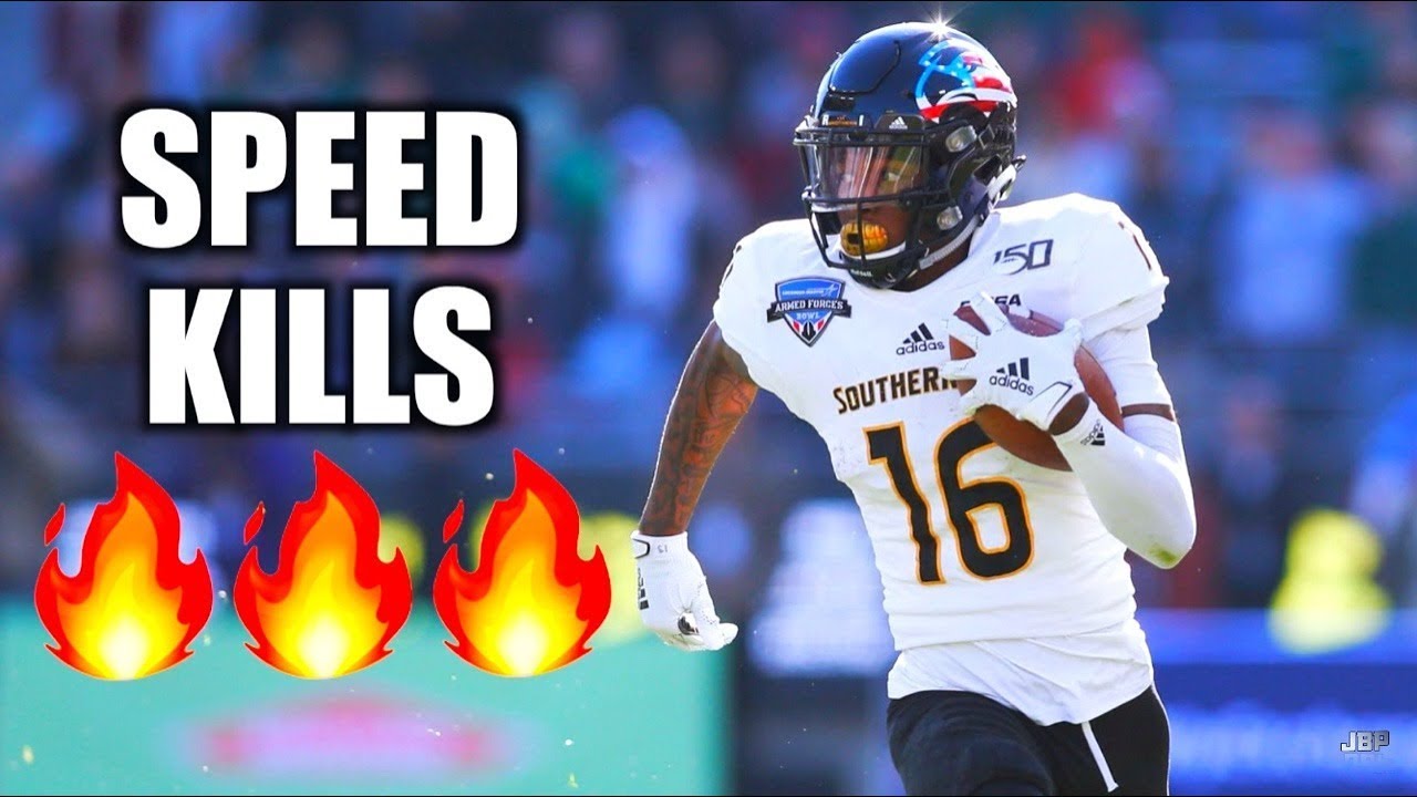 Fastest WR in C-USA 🔥 || Southern Miss WR Quez Watkins Highlights ᴴᴰ