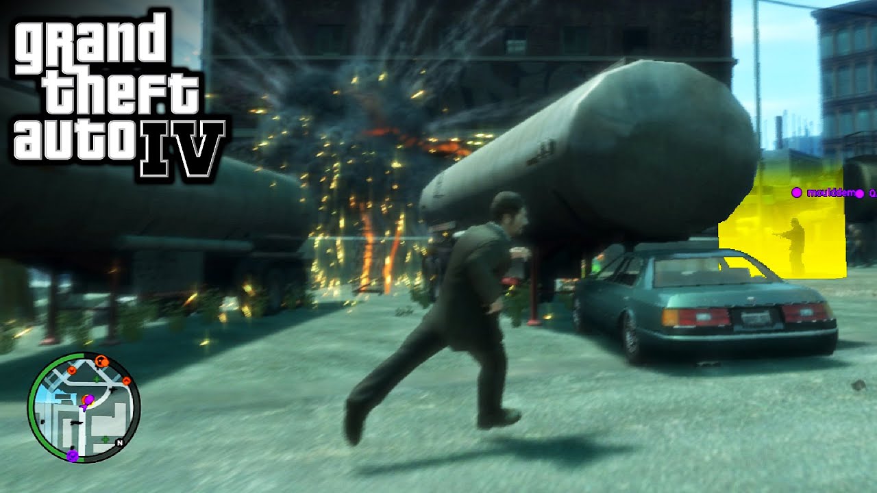 Destructive Turf War... (GTA 4 Online Multiplayer Gameplay)