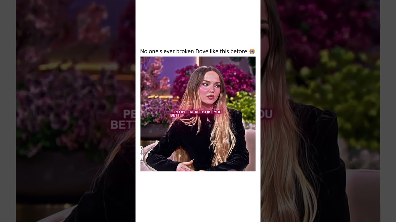Dove Cameron didn&rsquo;t deserve this! 🥺 #fyp #emotional #dovecameron #shorts