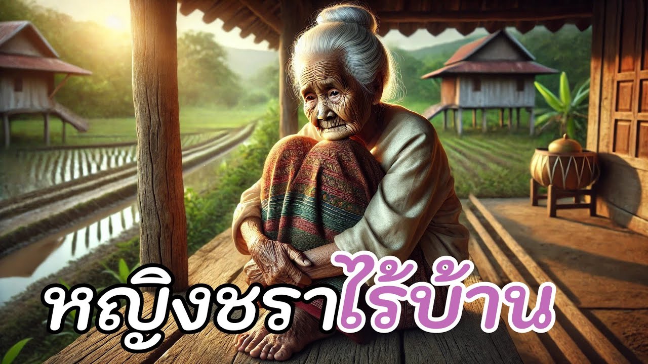 หญิงชราไร้บ้าน } แม่ไม่เคยโกรธลูก แม้ลูกจะทำให้แม่ไร้บ้าน ลูกสาวเอาที่ดินบ้านไปจำนอง