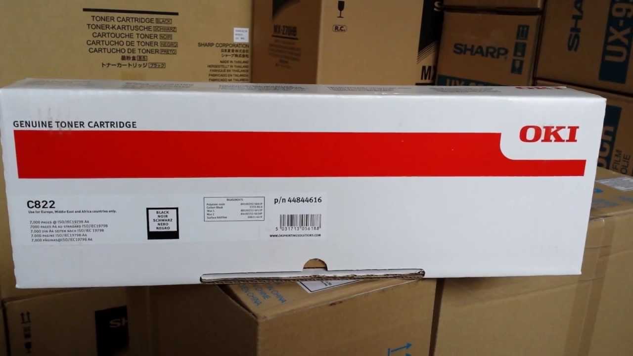 OKI Toner C822 black (44844616) 7000 pages