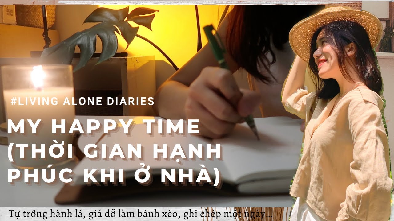 #LIVING ALONE DIARIES: MY HAPPY TIME (TRỒNG HÀNH, GIÁ LÀM BÁNH XÈO VÀ GÓC CAFE CHILL) | Hạ Summi