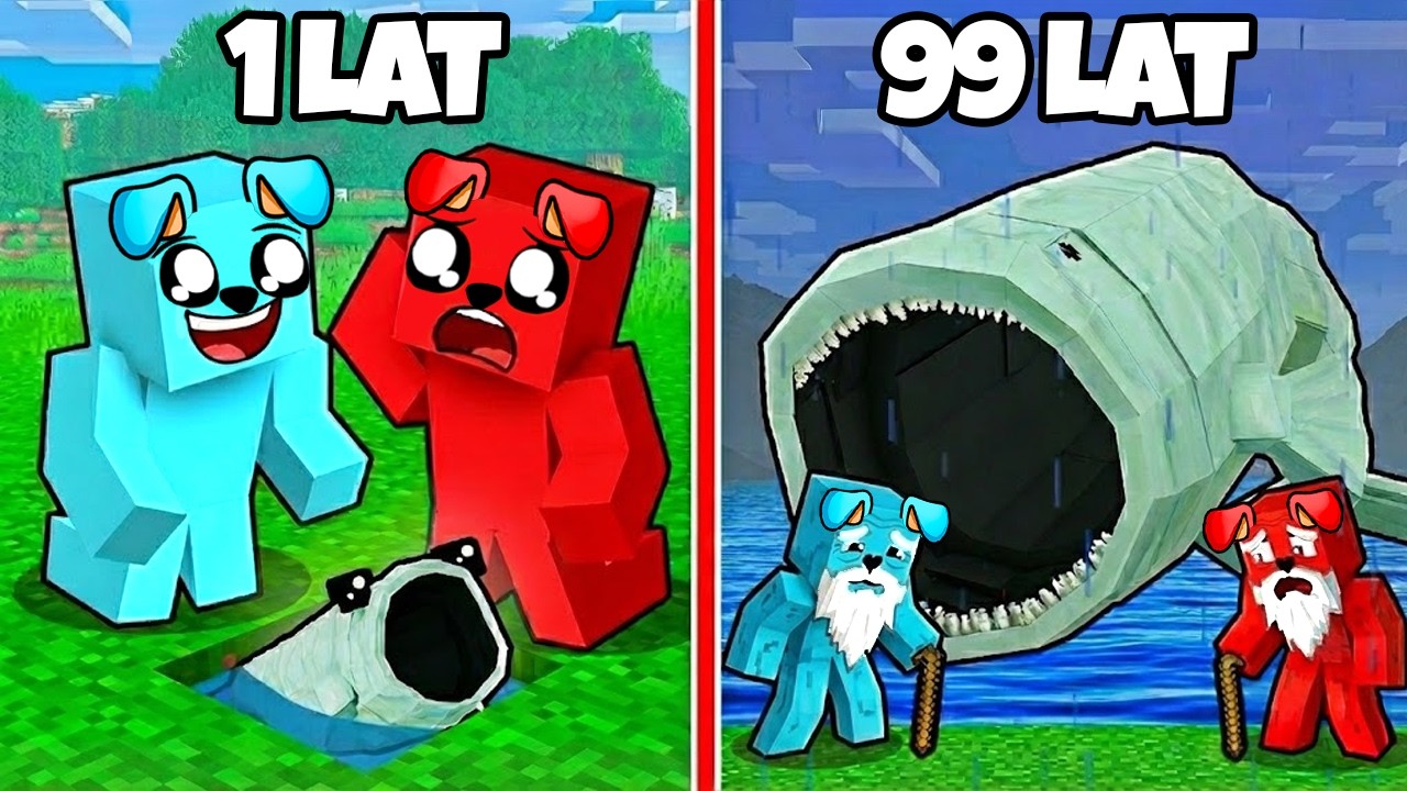 PRZEŻYJ 99 LAT z BLOOPEM w Minecraft 🌊🦈