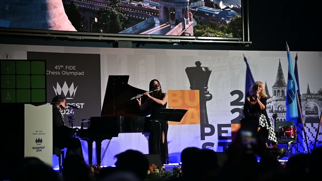 Vincze Lilla & Jason Kouchak perform at 2024 Chess Olympiad opening ceremony