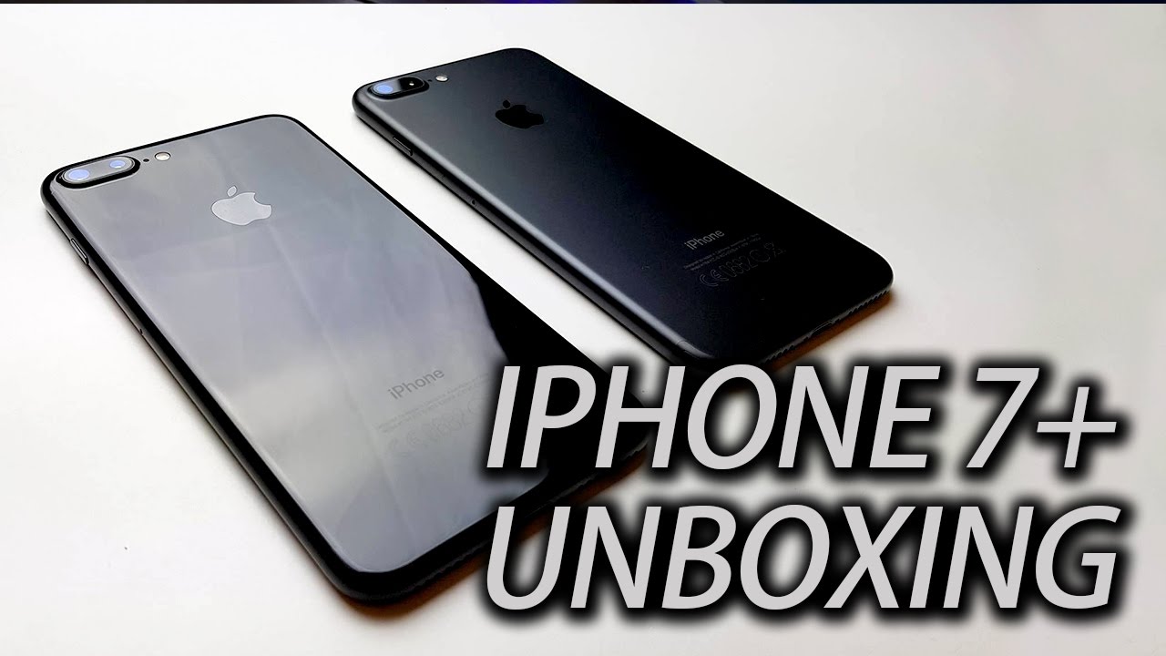 Iphone 7 Plus Jet Black Unboxing - 鋼琴黑還是深黑？新拍照模式？
