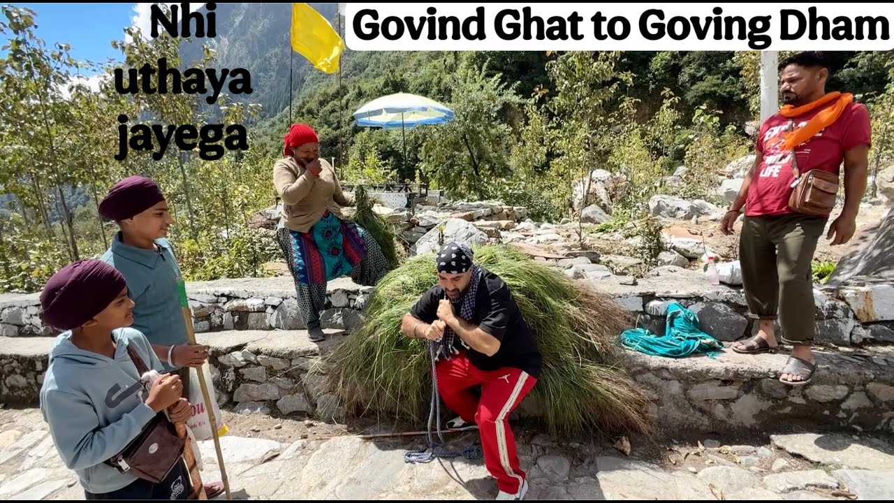 First Day 10 km Trek Govind Ghat to Govind Dham | Visiting Shri Hemkund Sahib | 767